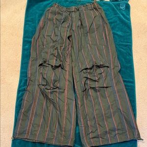 BDG Green Striped Pants